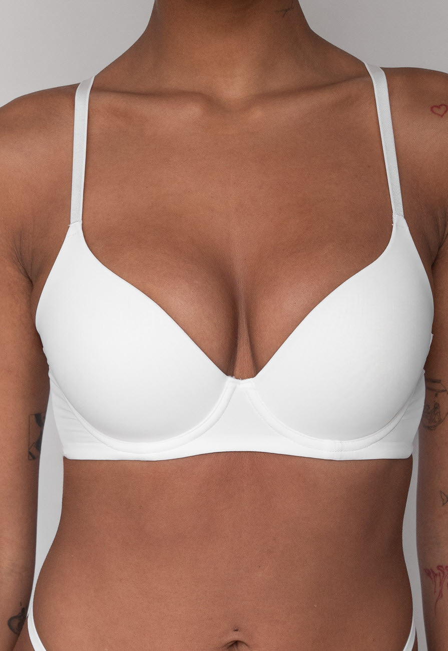 Witte Soft Cup BH met Beugels