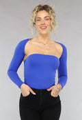 Bandeau Top met Bolero in Kobalt Blauw