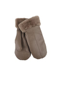 Lederlook Wanten met Bont Randje