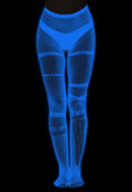Glow in the Dark Panty met Patchwork Effect en Diverse Geweven Patronen
