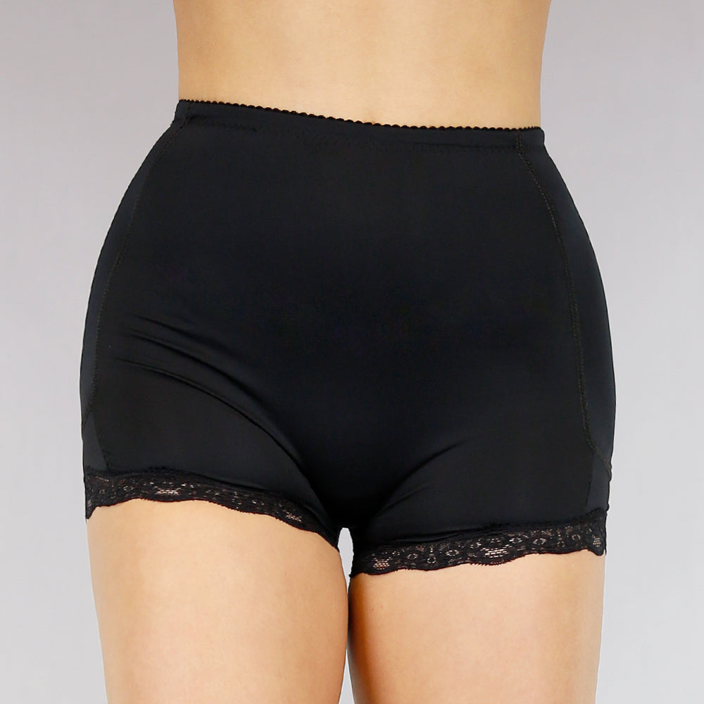 Zwarte Padded Butt Lift Short