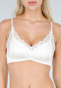 Witte Kanten Bralette met Pads