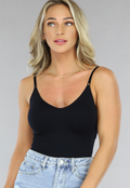 Zwarte Fijngebreide Stretch Bodysuit