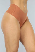 Bruine Naadloze Boxerstring met High waist Corrigerend Model