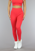 Rode Squatproof Sportlegging van Ribstof