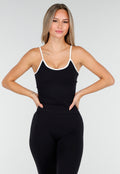 Zwarte Sportieve Top met Push Up Effect