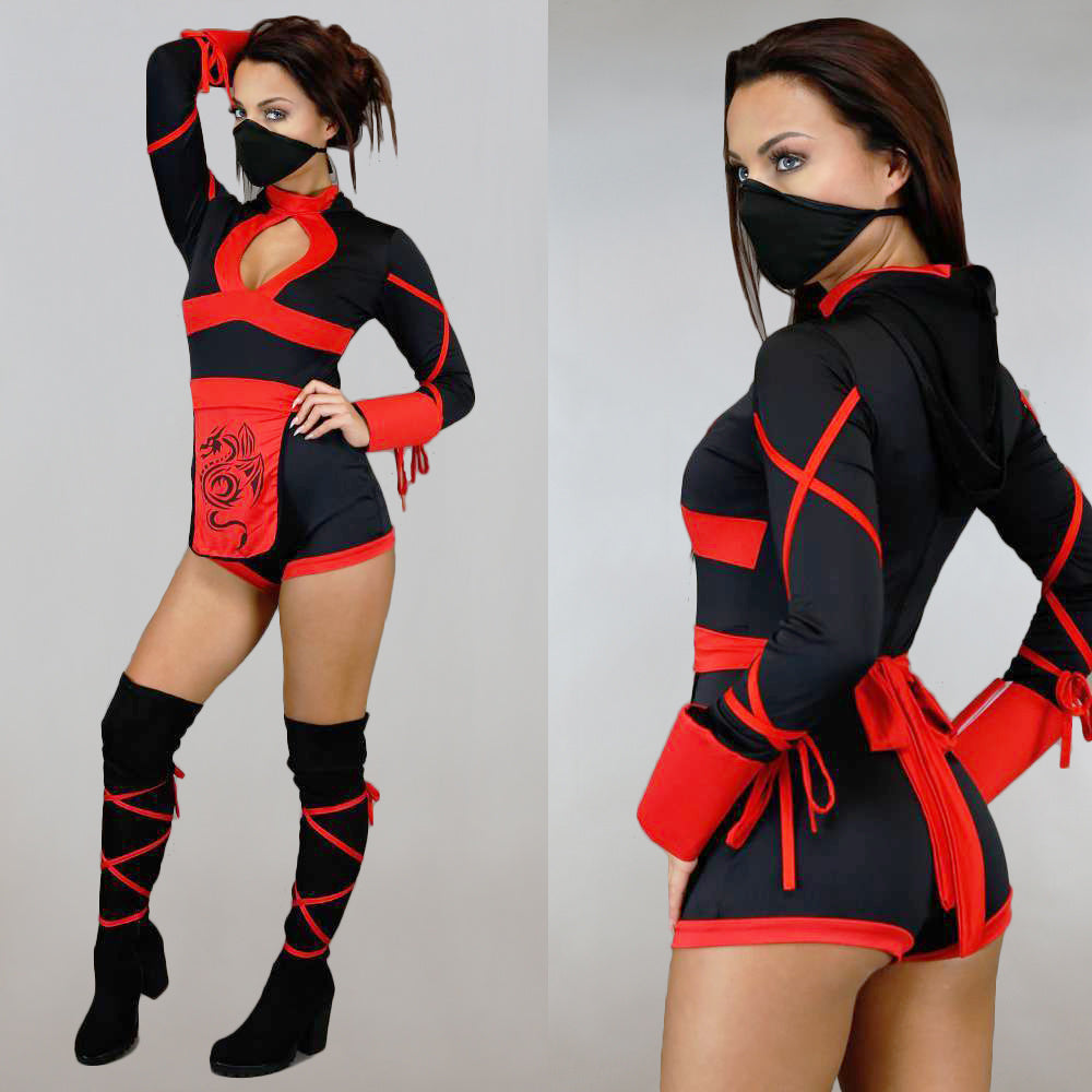 Kort Ninja Kostuum
