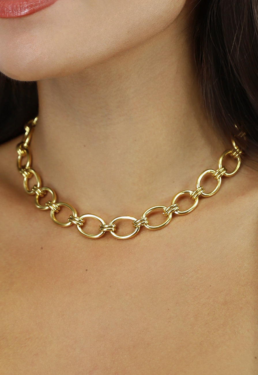Gouden Statement Chain Ketting