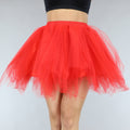 Rode Tutu met Elastische Tailleband