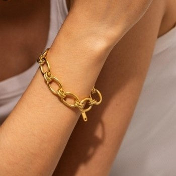 Gouden Statement Chain Armband