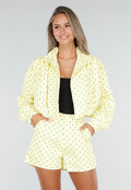 Pastelgele Polkadot Two Piece Set met Jack en Short