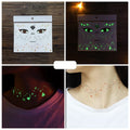 Glow In The Dark Tijdelijke Spooky Tattoo Set