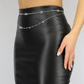 Dubbele Buikketting met Steentjes