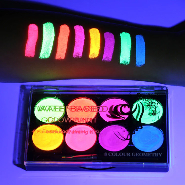 Glow in the Dark Body en Gezicht Verf (Waterbasis)