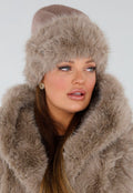 Gebreide Muts met Brede Faux Fur Rand
