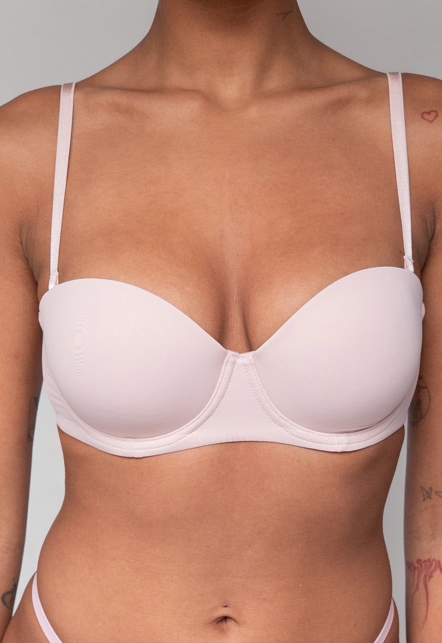 Lichtroze Push-Up BH met Afneembare Bandjes