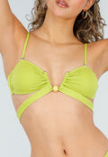 Groene Wrap Bikinitop