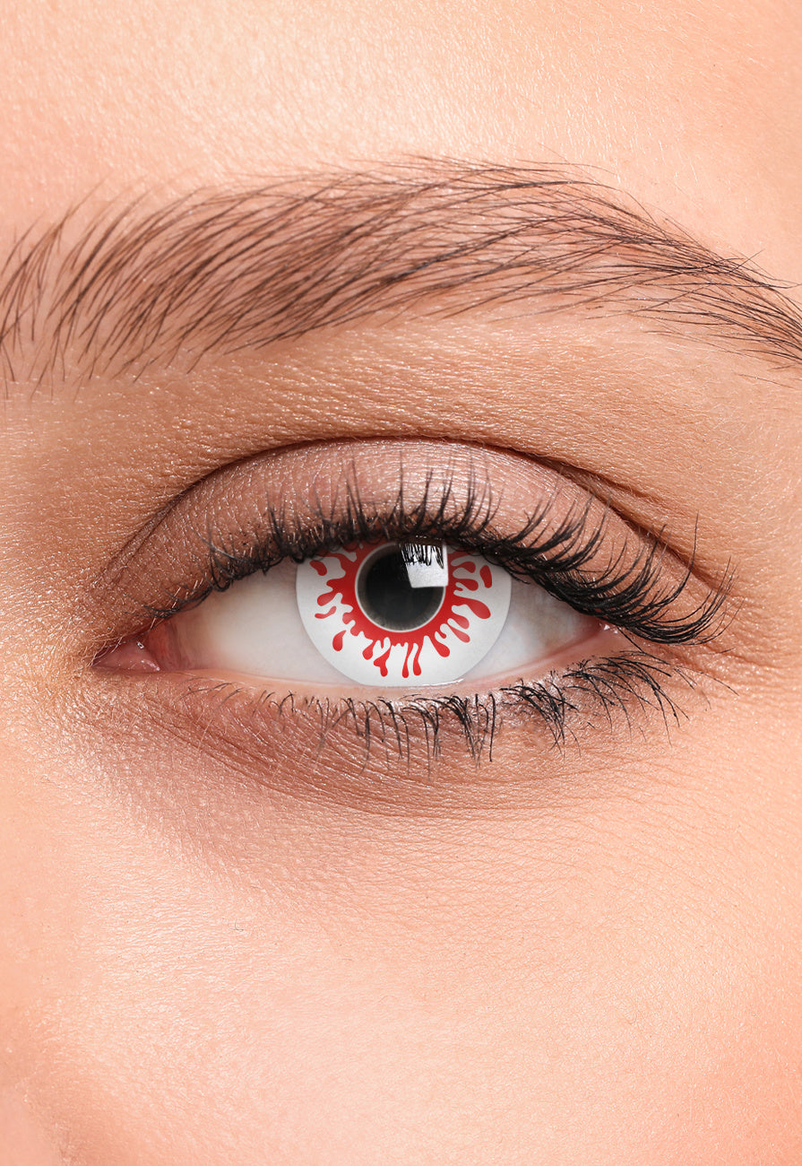 Crazy-Lenzen: Halloween Bloed Spetter Lenzen