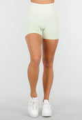 Sportieve Shorts in Groen met Witte Tailleband