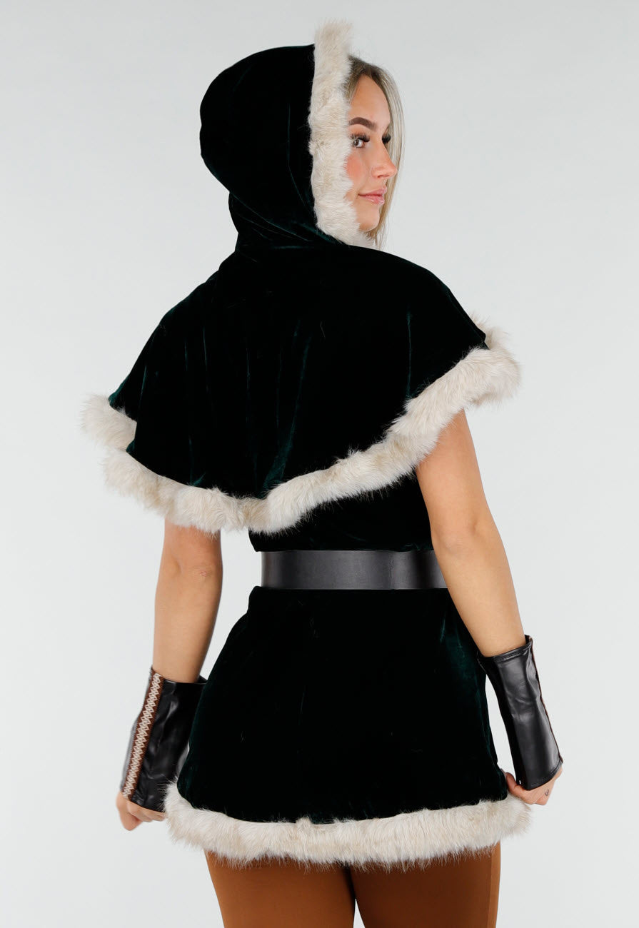Bruin Viking Kostuum met Bont