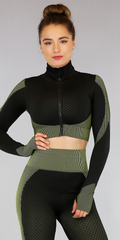 Zwart Sportvestje met Patronen