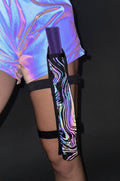 Waaier Tas met Reflecterende Wave Print