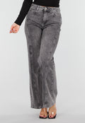 Redial Jeans Grijze Straight Leg Jeans met Rechte Pijpen en Subtiele Wassing
