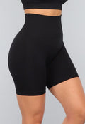 Zwarte Biker Short met Scrunch