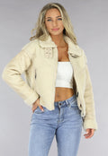 Beige Teddy Lammy Coat