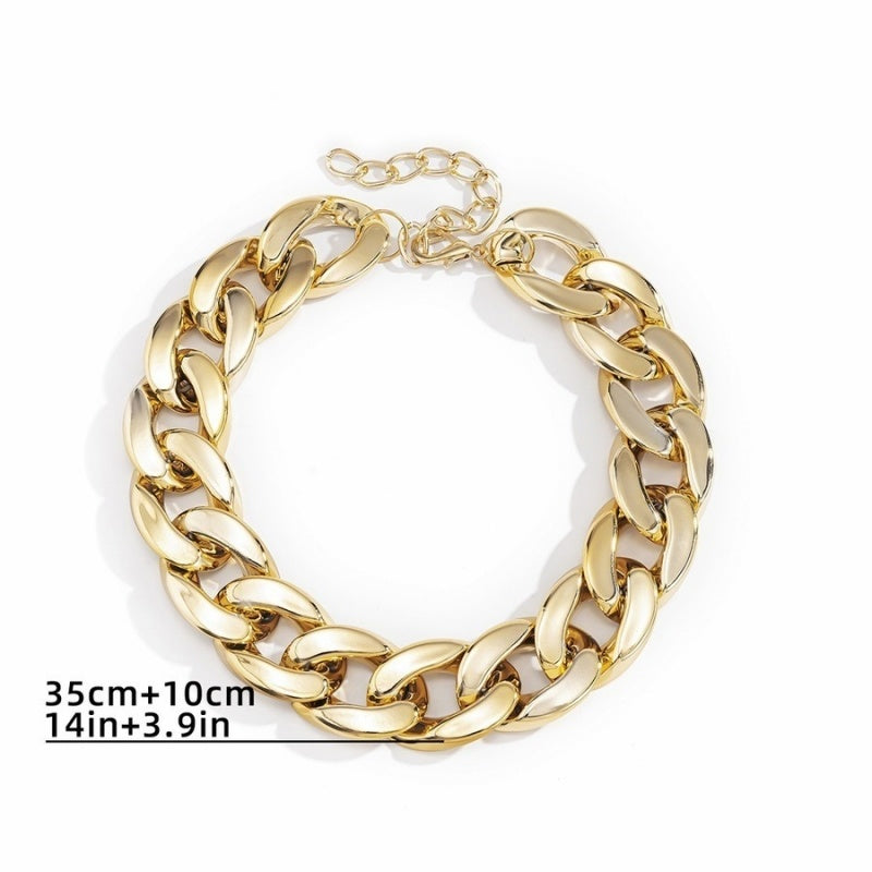 Extra Grote Schakelketting Goud