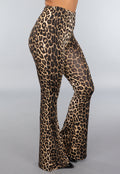 High Waist Tall Luipaard Flared Legging