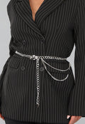Ketting Riem in Zilver