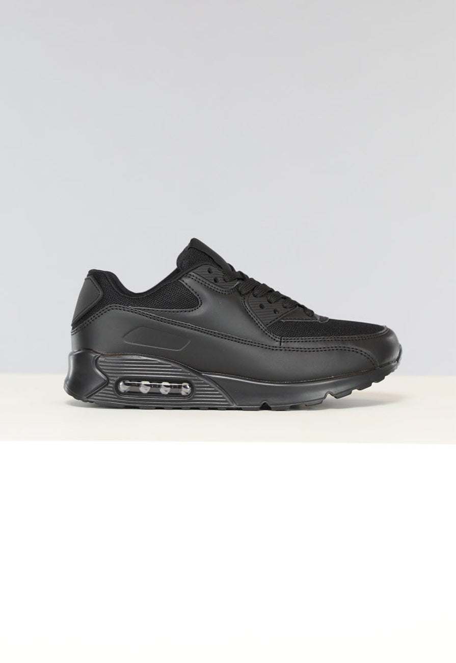 Basic Zwarte Sneakers met Lucht Zool