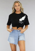 Zwart Vleugel T Shirt