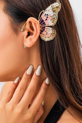 Earcuff met Roze Vlinder Ontwerp