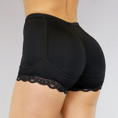 Zwarte Padded Butt Lift Short