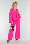 Fuchsia 2-Piece Set met Striksluiting en Stretch