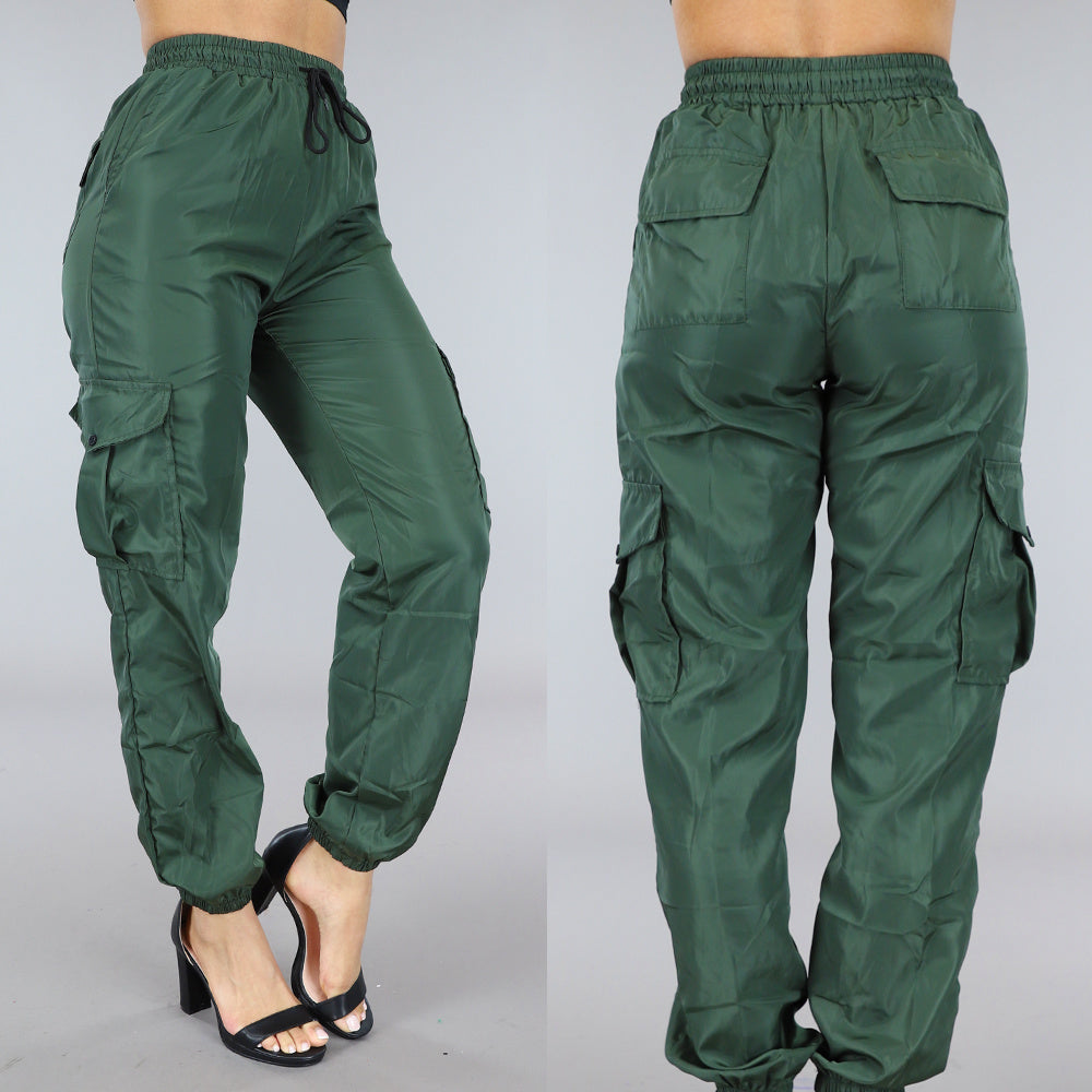 Groene Parachute Cargo Broek