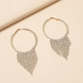 Gouden Fringe Oorbellen