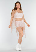 Rosé Gouden Fishnet Festival Cover-Up