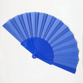 Stijvolle Plastic Waaier Royal Blauw