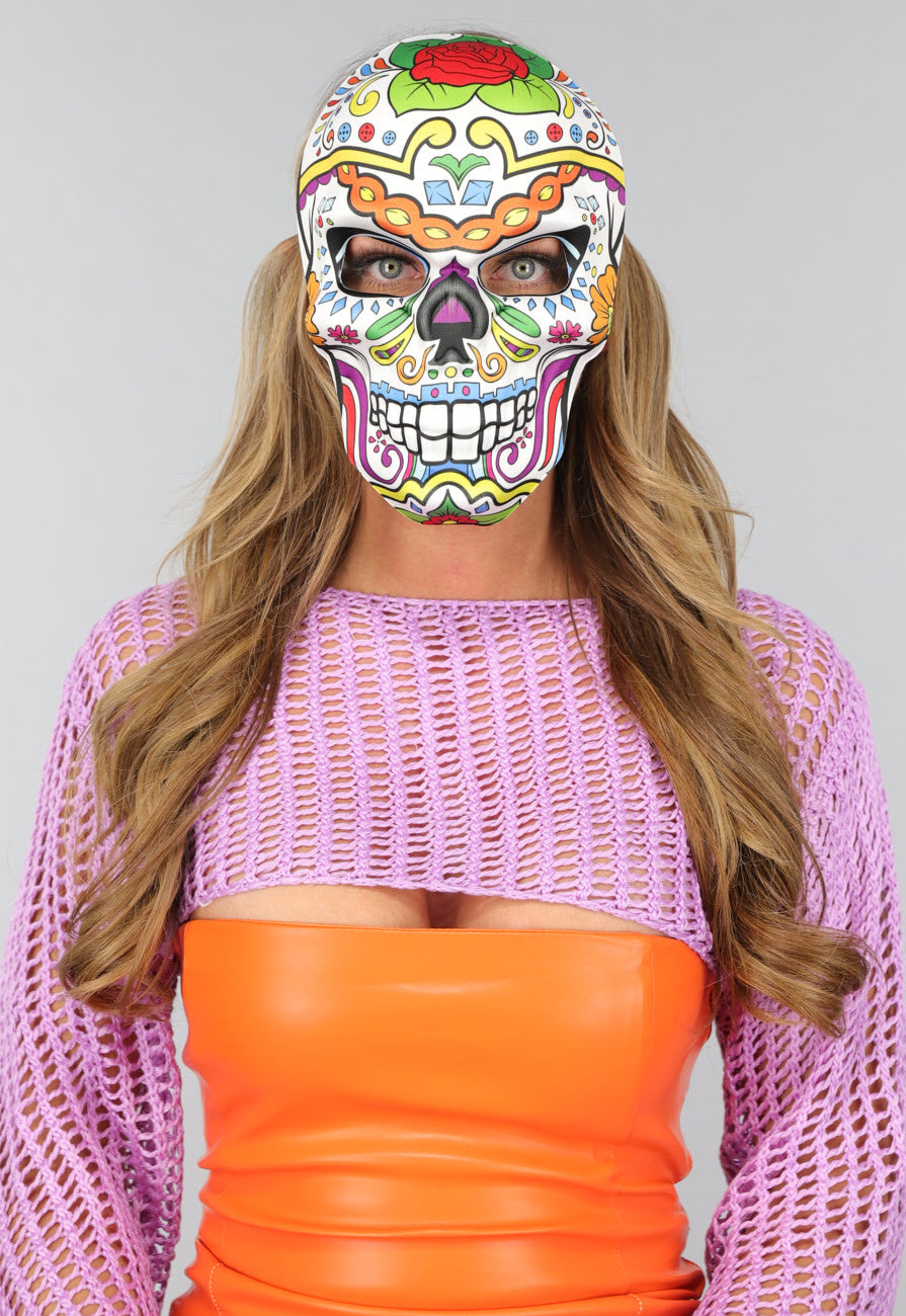 Kleurrijk Skeletten Masker